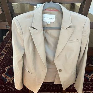 Cream blazer jacket